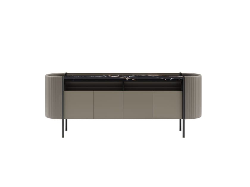 KARIN by Capital Collection - Madia in legno con piano in marmo e ante a battente - 19