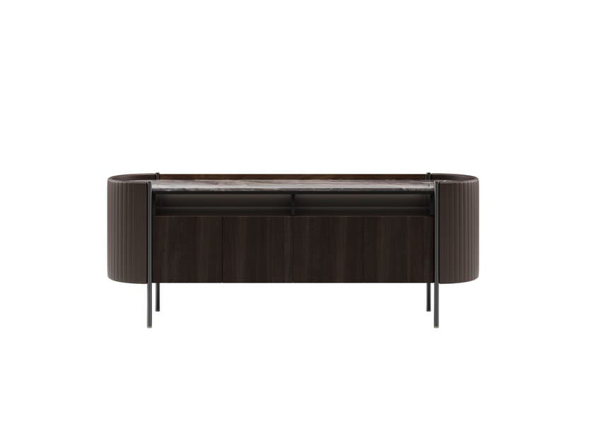 KARIN by Capital Collection - Madia in legno con piano in marmo e ante a battente - 39