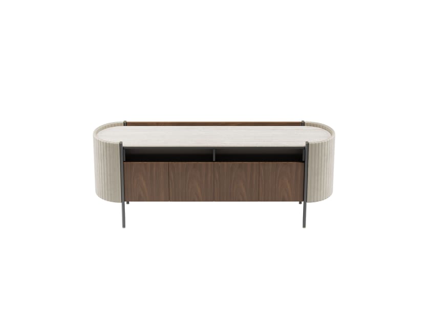 KARIN by Capital Collection - Madia in legno con piano in marmo e ante a battente - 5