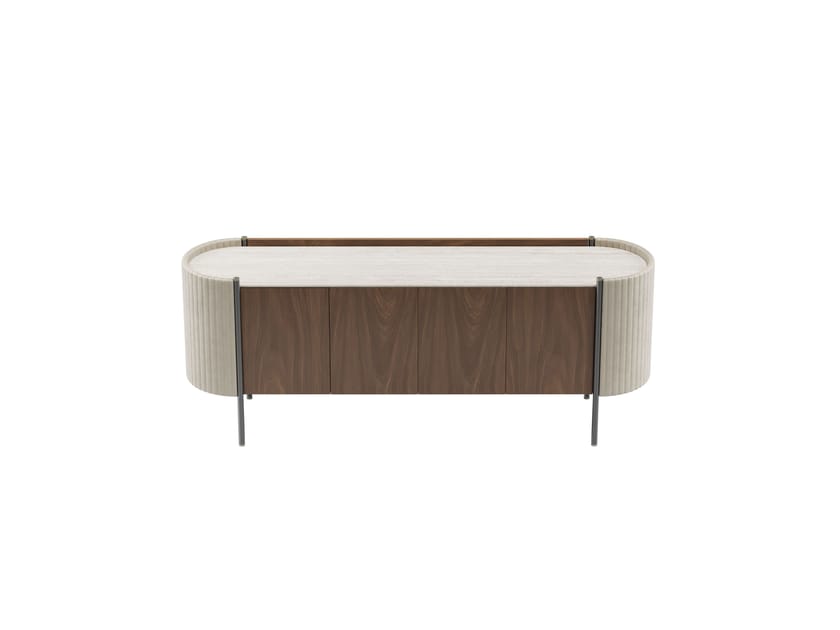KARIN by Capital Collection - Madia in legno con piano in marmo e ante a battente - 6