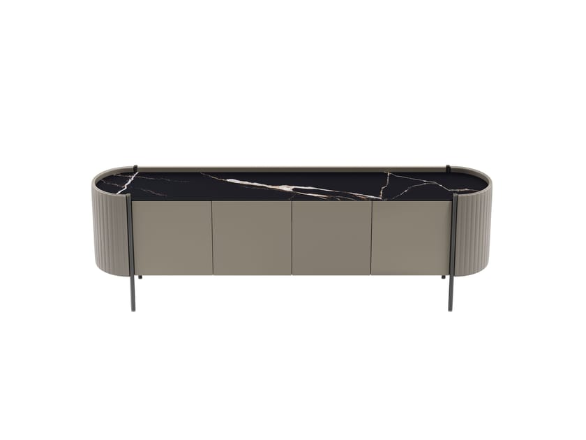 KARIN by Capital Collection - Madia in legno con piano in marmo e ante a battente - 33