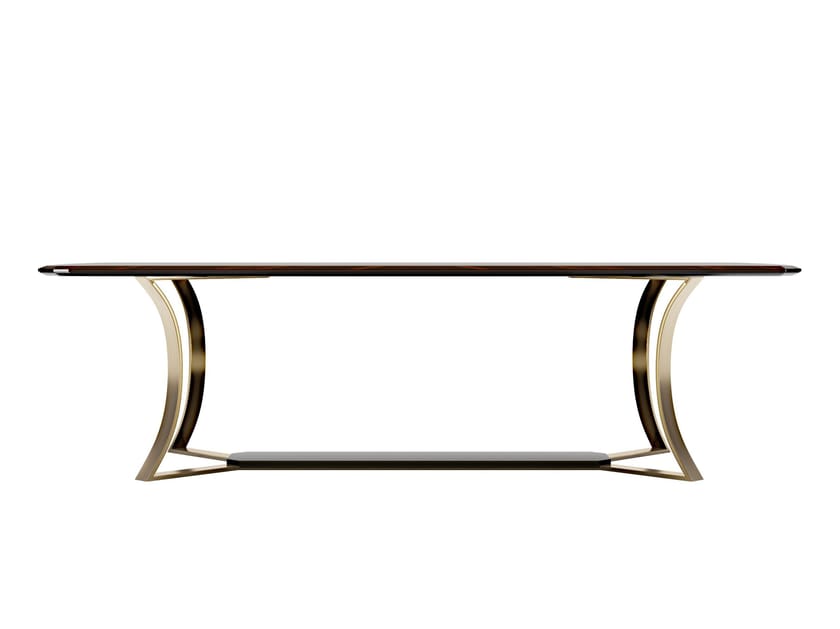 Mesa de comedor rectangular de madera y metal MUST R by Capital Collection
