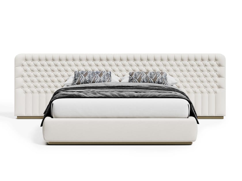 OPERA by Capital Collection - Letto matrimoniale in pelle con testiera capitonné - 3