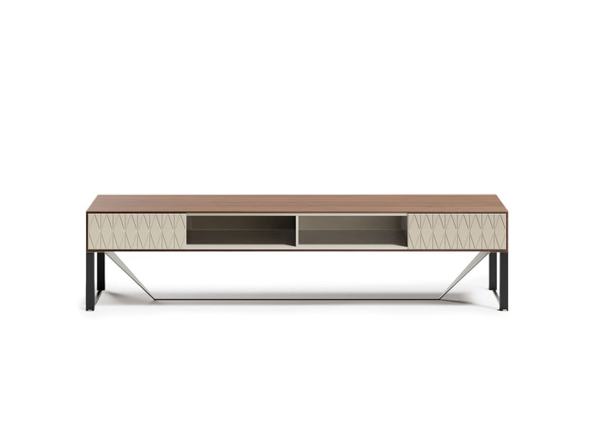 PRISMA by Capital Collection - Mobile TV basso in legno con cassetti - 2