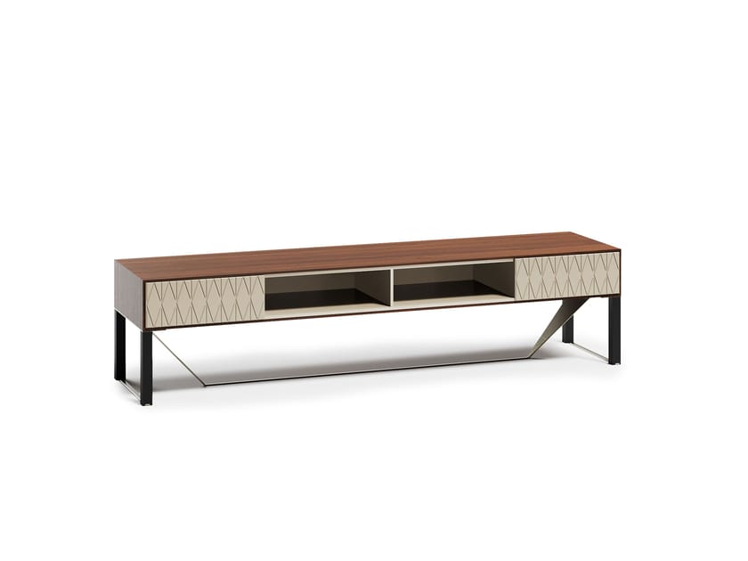 PRISMA by Capital Collection - Mobile TV basso in legno con cassetti - 4