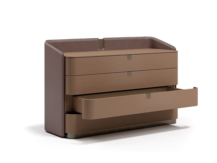 SUITE by Capital Collection - Cassettiera rivestita in pelle - 6