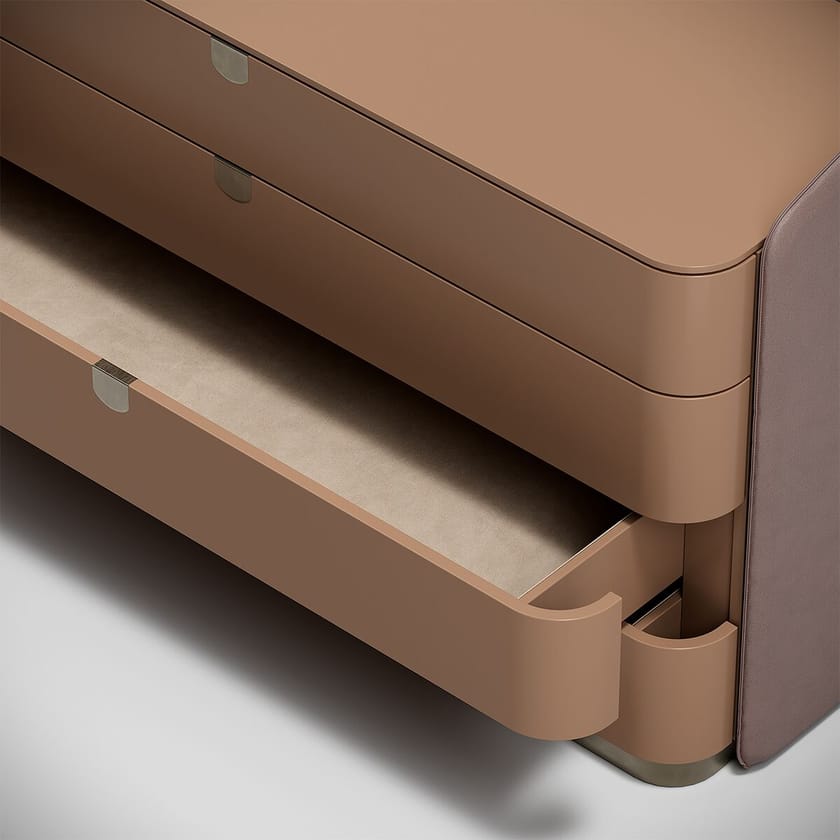 SUITE by Capital Collection - Cassettiera rivestita in pelle - 10