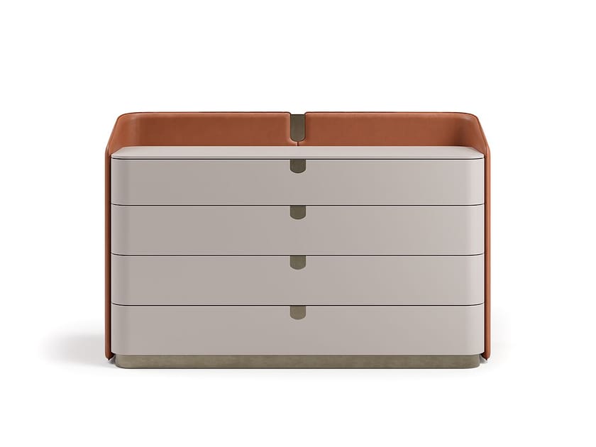 SUITE by Capital Collection - Cassettiera rivestita in pelle - 3