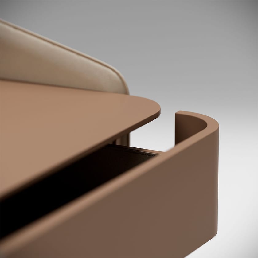 SUITE by Capital Collection - Cassettiera rivestita in pelle - 7