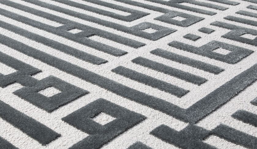 LABIRINTO Rectangular wool rug By Carpet Edition