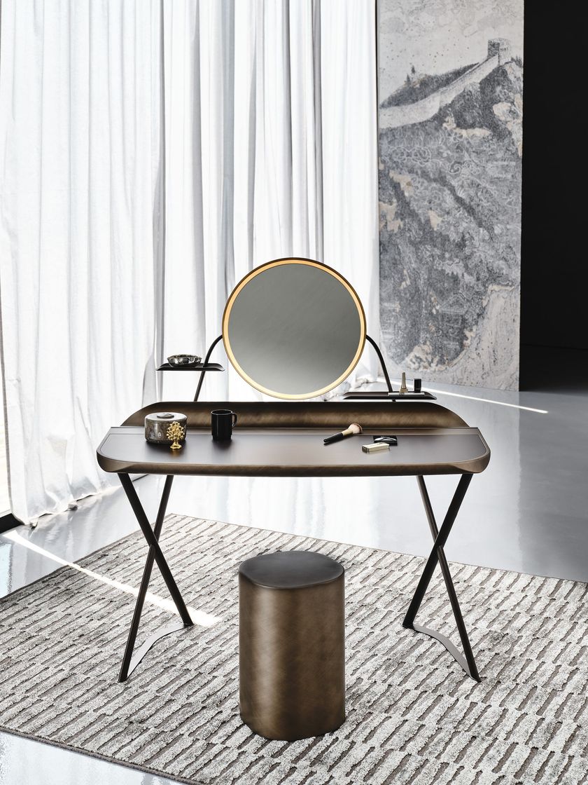 COCOON TROUSSE LEATHER Dressing table By Cattelan Italia