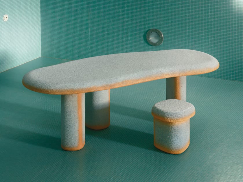 LAZZARO by Cimento - Sgabello basso in Cimento® - 8