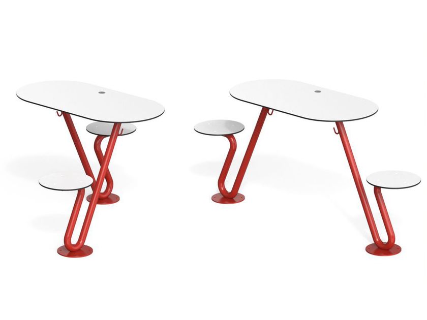 East West Furniture BOAN3-CAP-W Boston - Set da cucina per piccoli