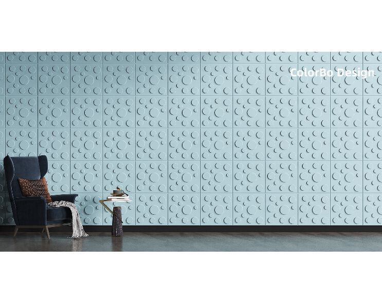 3D STAR CIRCLE Wall-mounted PET Acoustic panel By Colorbo