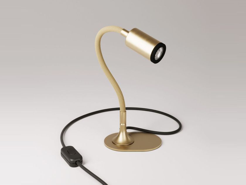 Lampada da tavolo flessibile e14 40w verde