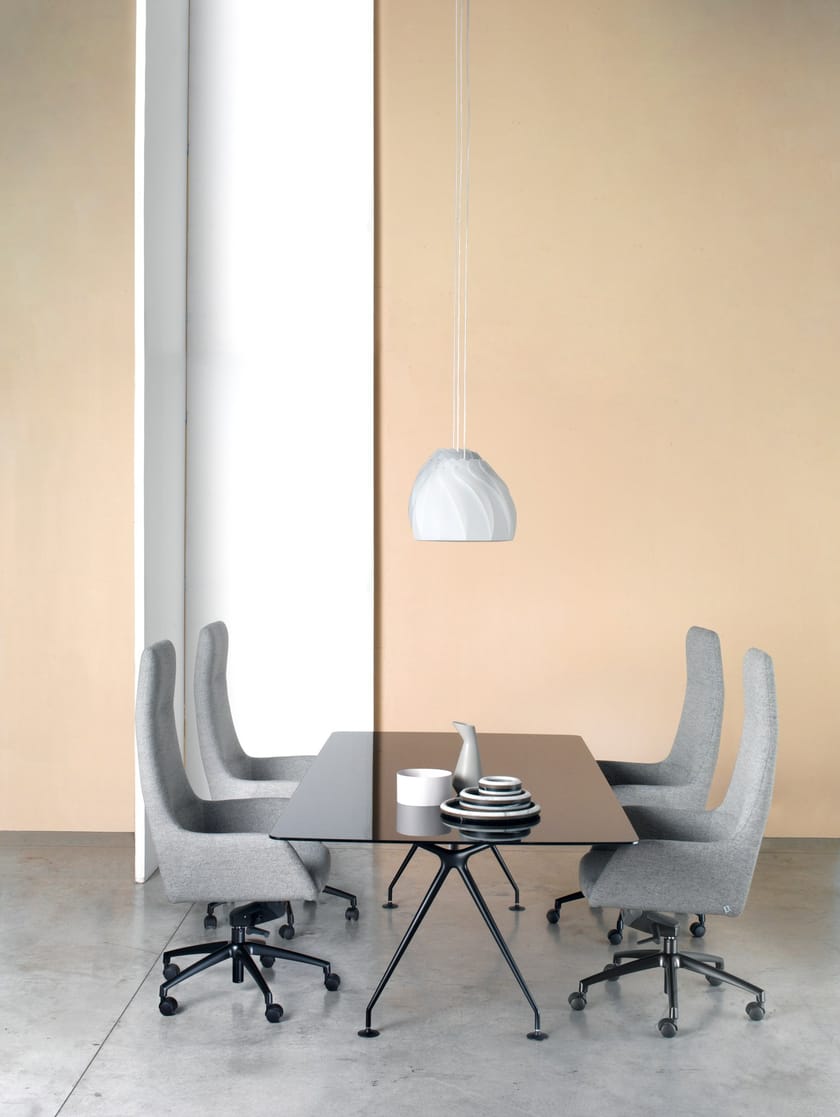 DARWIN Executive chair Swivel fabric executive chair By SITIA