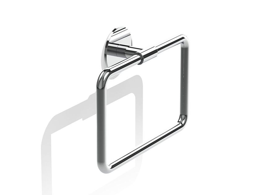 Porta asciugamani sospeso ad anello in ottone della collezione 'Black - | Lo specialista del tuo bagno