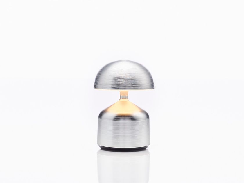 DEMOISELLE SMALL - CAP LED-Akku-Tischleuchte Aluminium main image 1