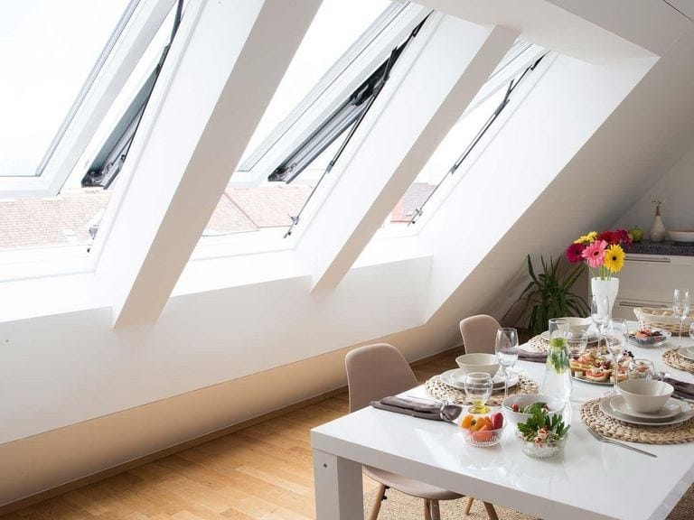 DESIGNO R8 QUADRO Centre-pivot top-hung roof window By Roto