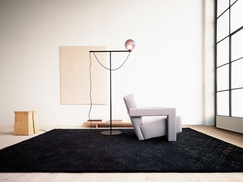 Rectangular striped rug DIAMOND By Kasthall design Maja Johansson