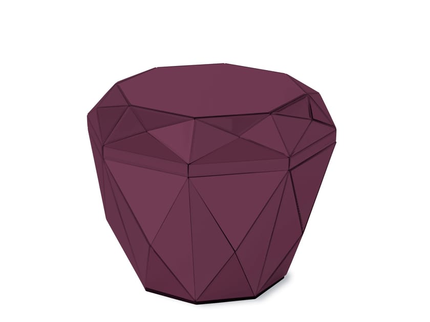 Square mirrored glass coffee table for living room DIAMOND TABLE By