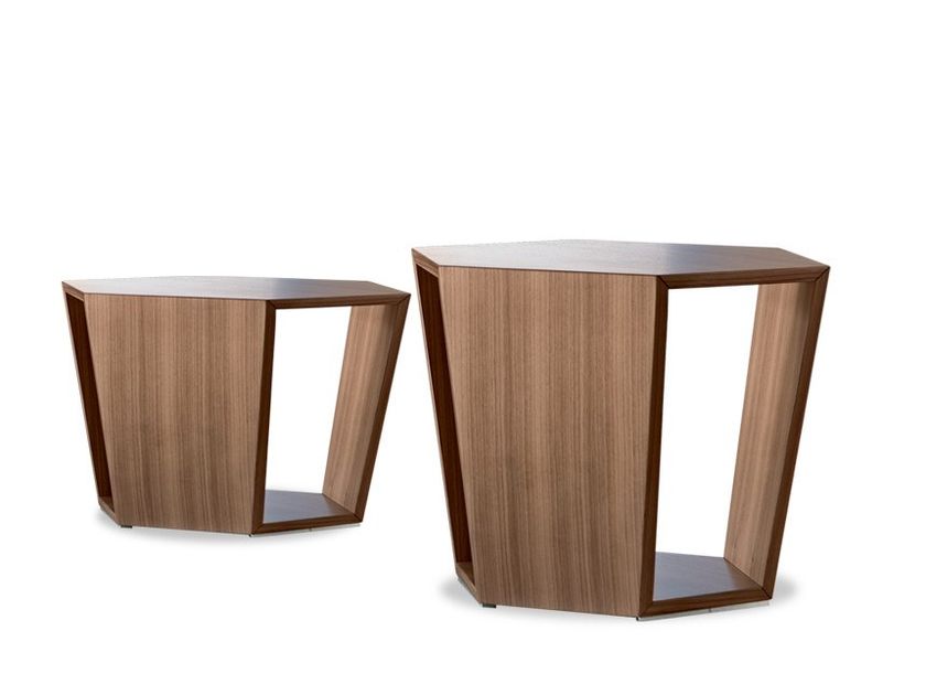 DIAMONDS Wooden coffee table with integrated magazine rack By Tonon ...