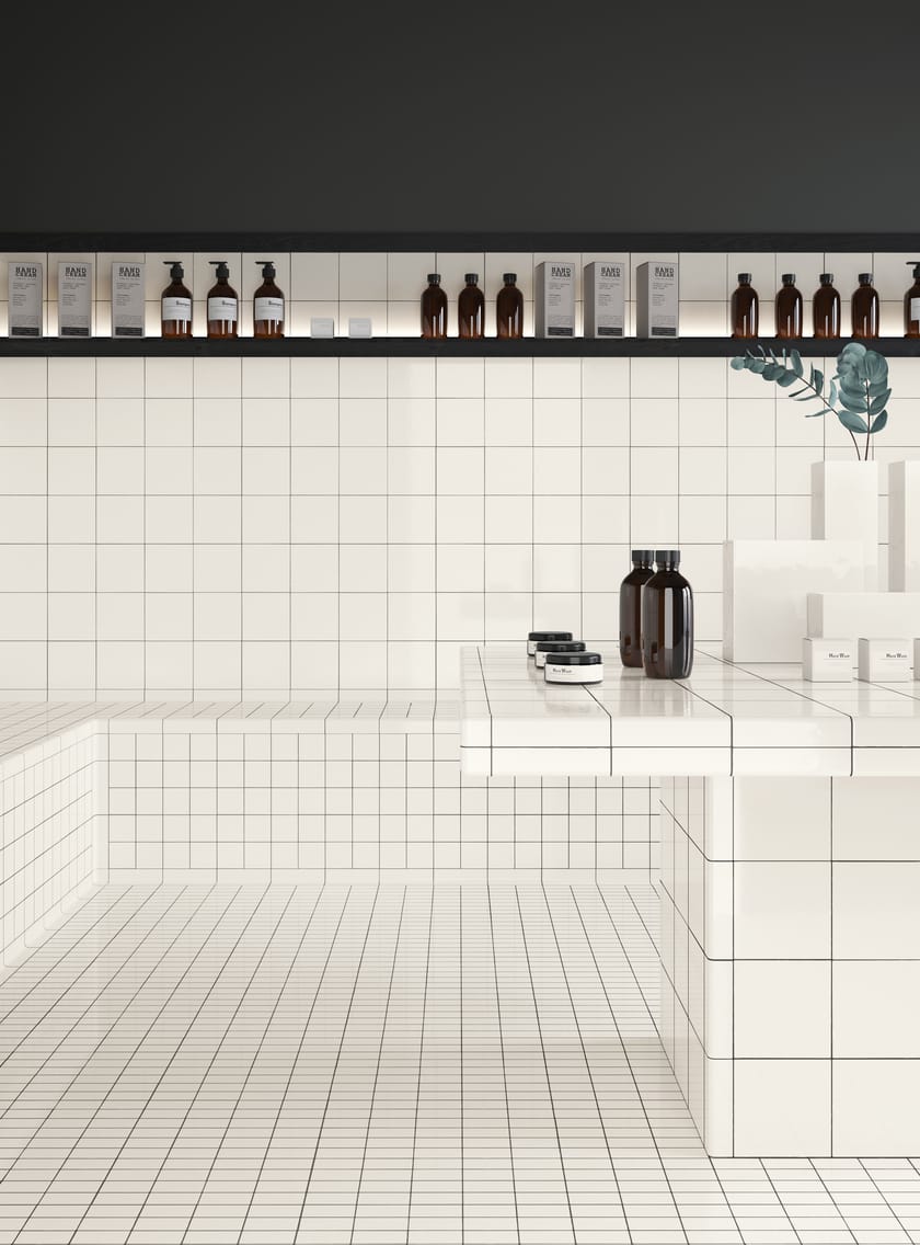 DIN WHITE GLOSSY by Mutina - Pavimento/rivestimento in gres smaltato - 6