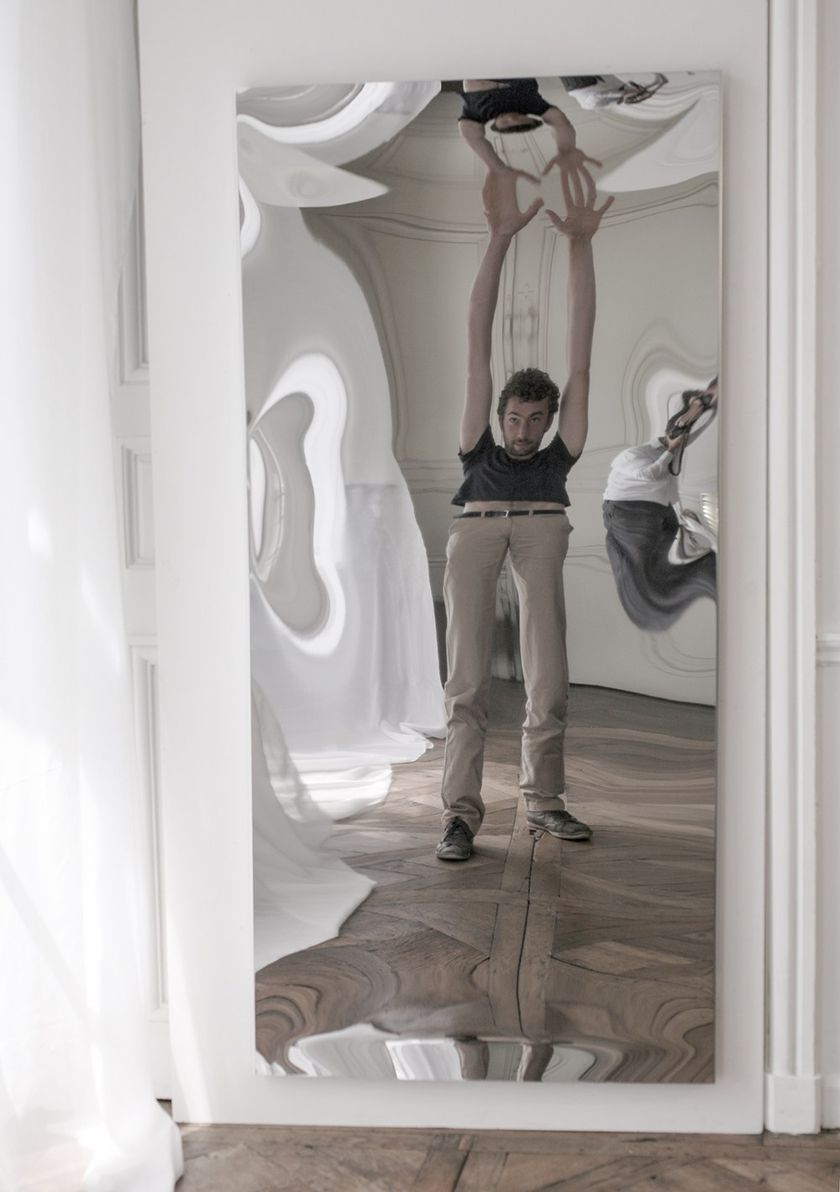 DISTORTING MIRROR 150x45 by VIDAME EDITIONS - Specchio - 14