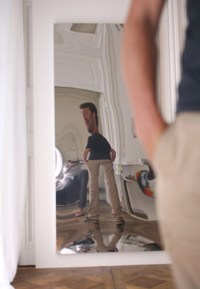 DISTORTING MIRROR 200x94 Distorting mirror By VIDAME EDITIONS