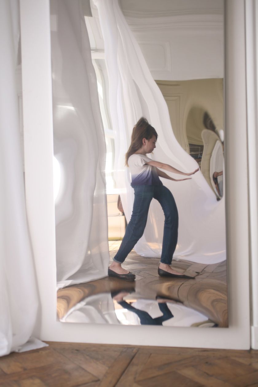 DISTORTING MIRROR 200x94 Distorting mirror By VIDAME EDITIONS