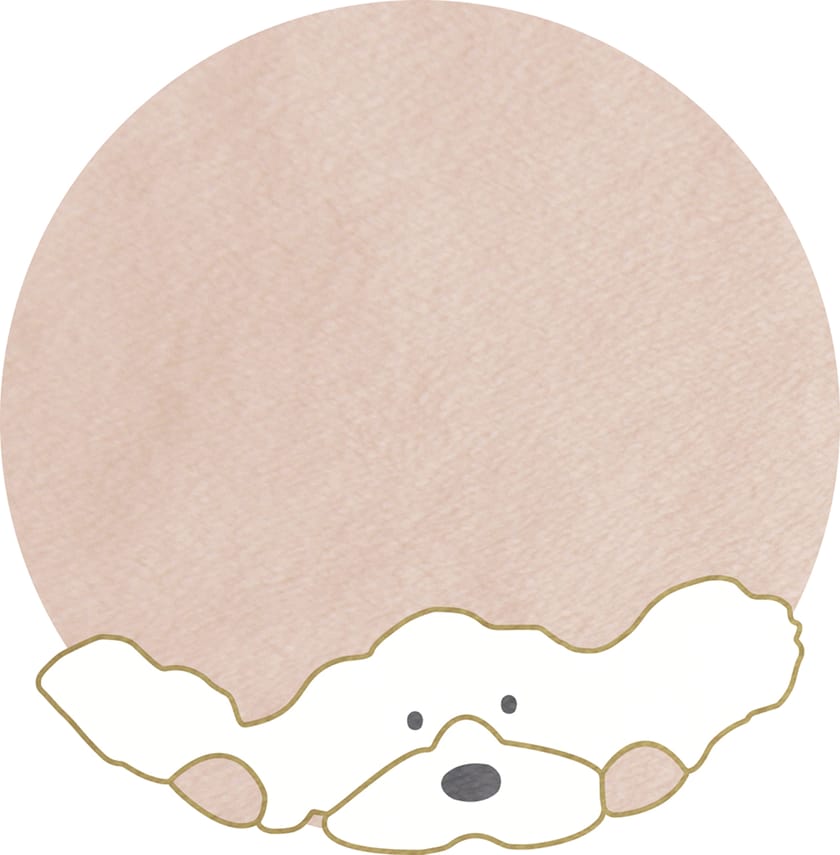 LE CHIEN by Un Tapis à Paris - Tappeto rotondo in cotone per bambini - 4 LE CHIEN by Un Tapis à Paris - Tappeto rotondo in cotone per bambini - 4