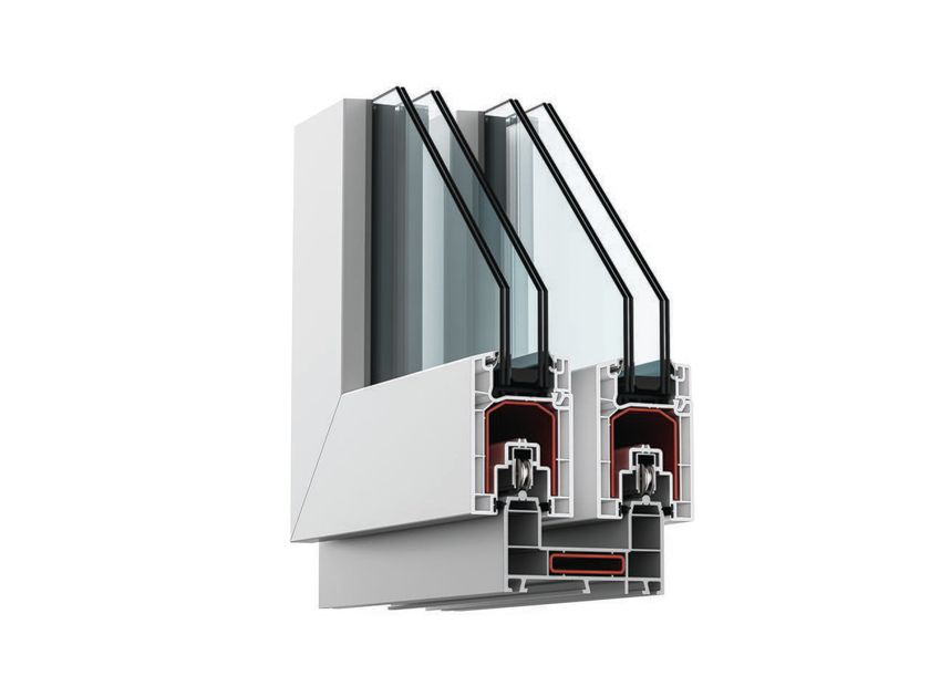 DQG S96 PVC parallel sliding door By DQG - Diquigiovanni