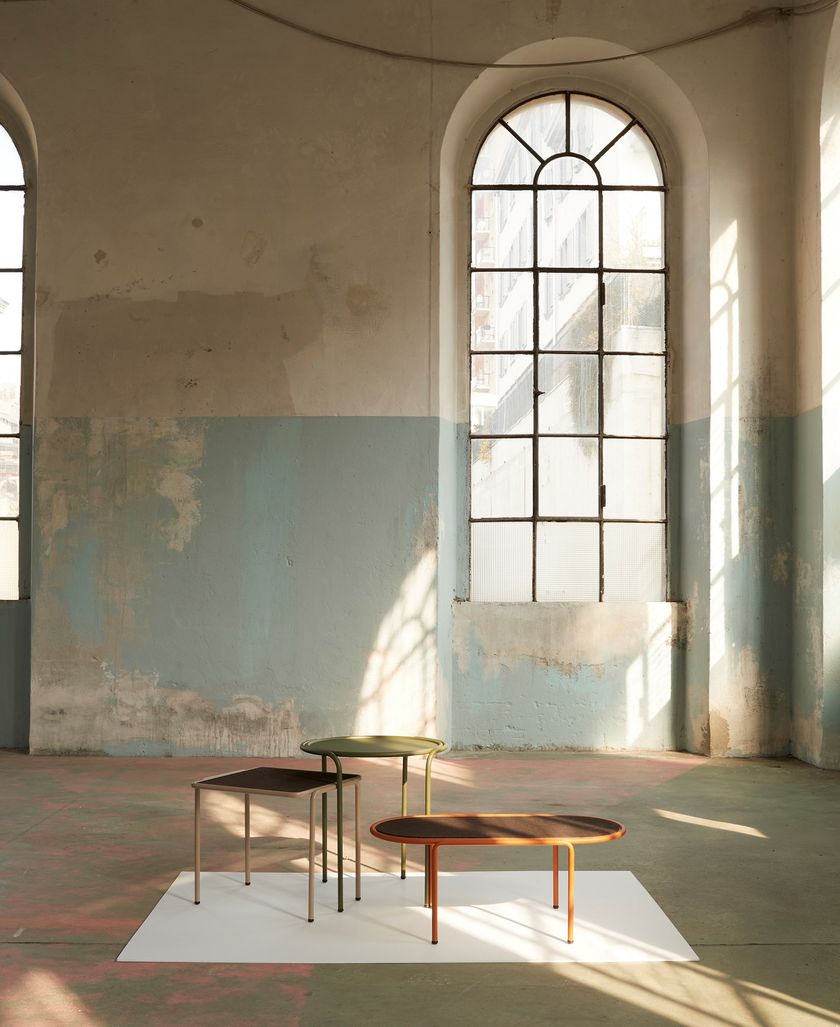 DRESS_CODE Round painted metal garden side table By SCAB DESIGN ...