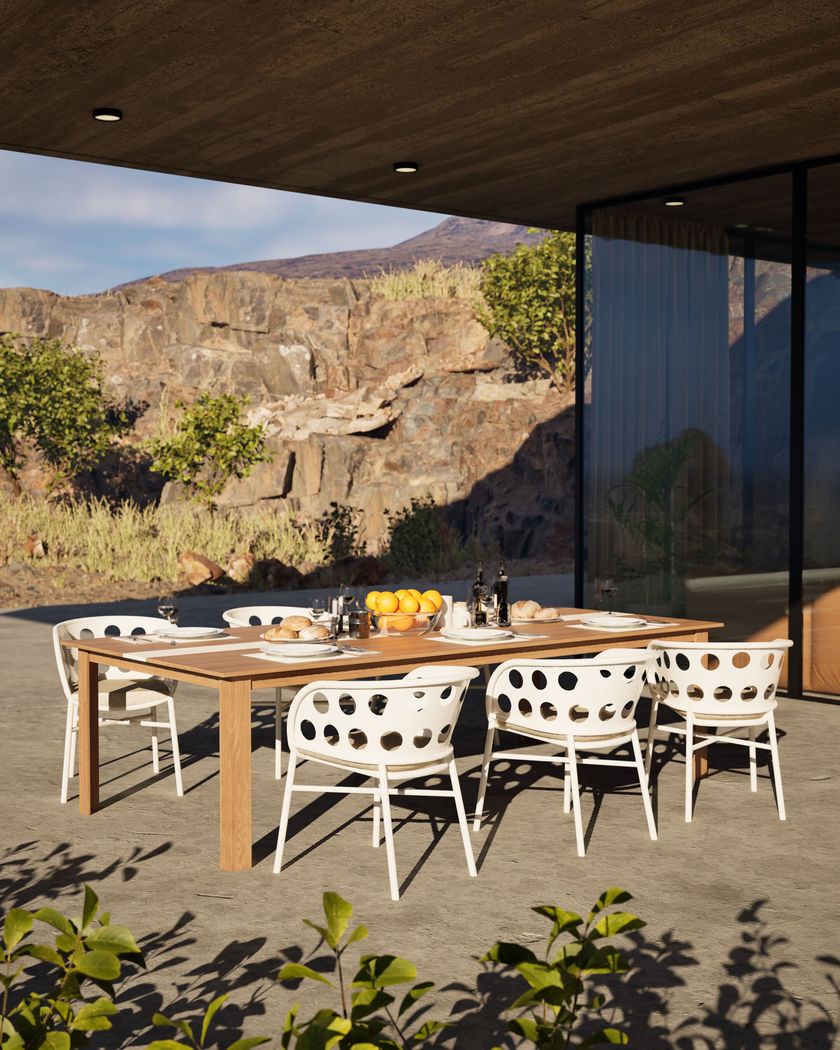 powder coated aluminium garden chairs