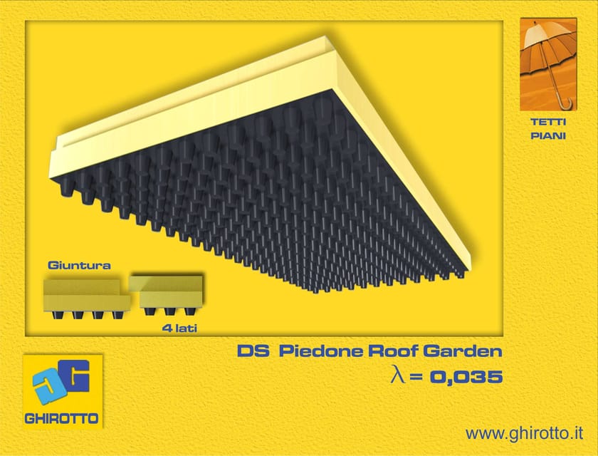 DS PIEDONE ROOF GARDEN by GHIROTTO - Sistema per tetto giardino - 2