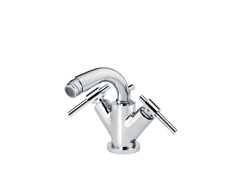 Midanya Waschbeckenarmatur – Wasserfallauslauf, Einhandgriff – Edelstahl SUS304 – Inkl. Pop-Up Ablauf – Poliertes Chrom & Schwarz