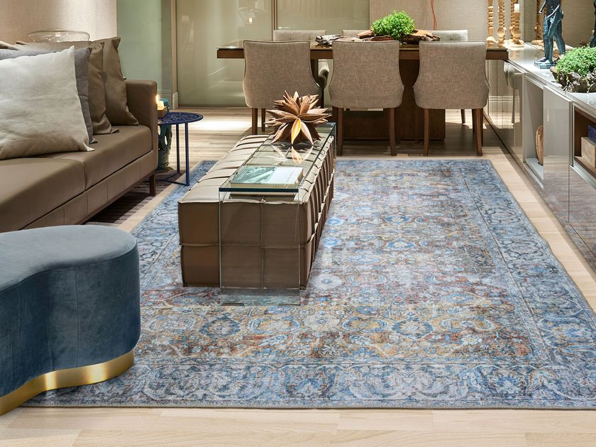 ALHAMBRA Rectangular polyester rug By De Dimora