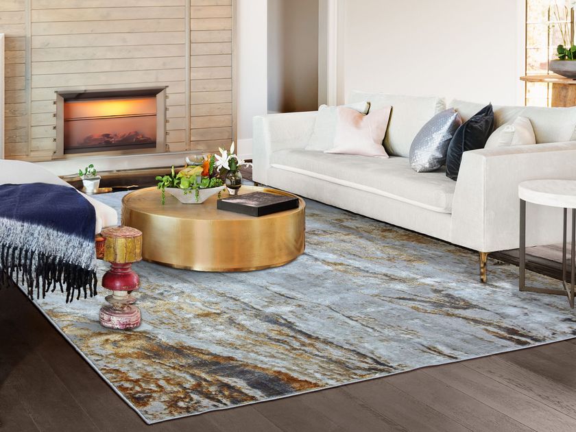 EUPHORIA Rectangular polypropylene rug By De Dimora