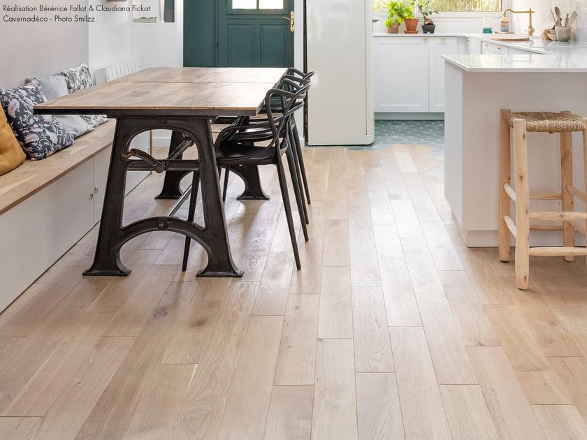 MULTIPLY AUTHENTIC SABLE VERNIS Parquet flottant préfini en bois multi ...