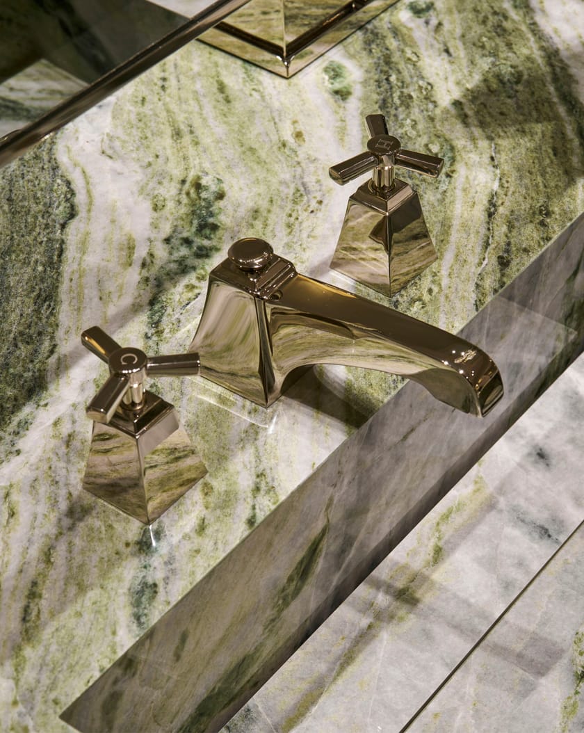 TIME by Devon&Devon - Rubinetto per lavabo a 3 fori da piano in ottone - 3