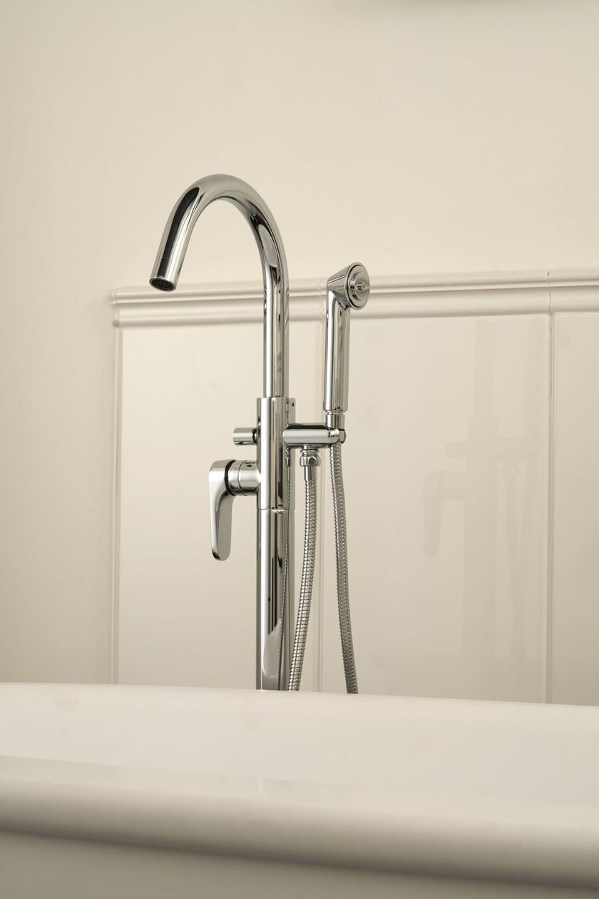 TWENTIES by Devon&Devon - Miscelatore per vasca in ottone con doccetta - 4