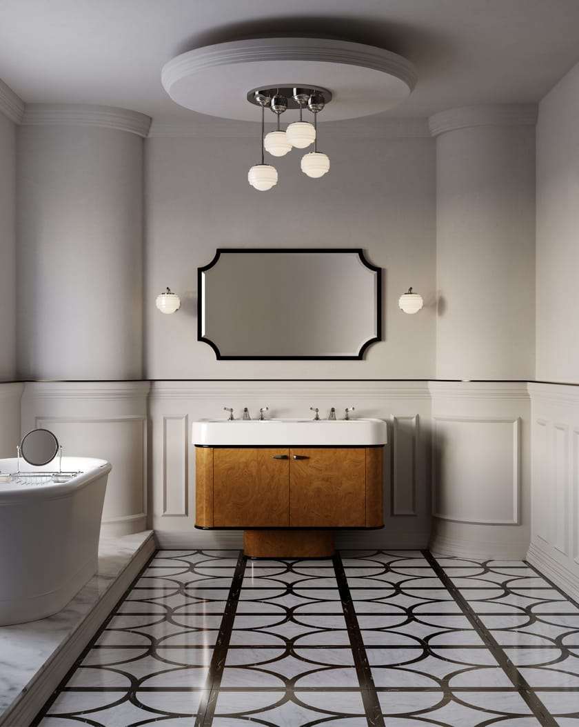 LIBERTY CERAMIC by Devon&Devon - Mobile lavabo da terra - 4