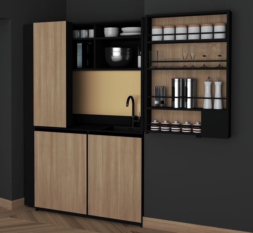 PIA VISS Q Hideaway mini kitchen By Dizzconcept | design Darko Špiljarić
