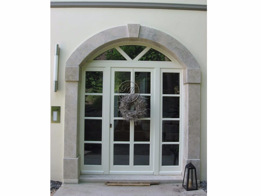 Porta 11 by GH LAZZERINI - Porta a battente in legno e vetro