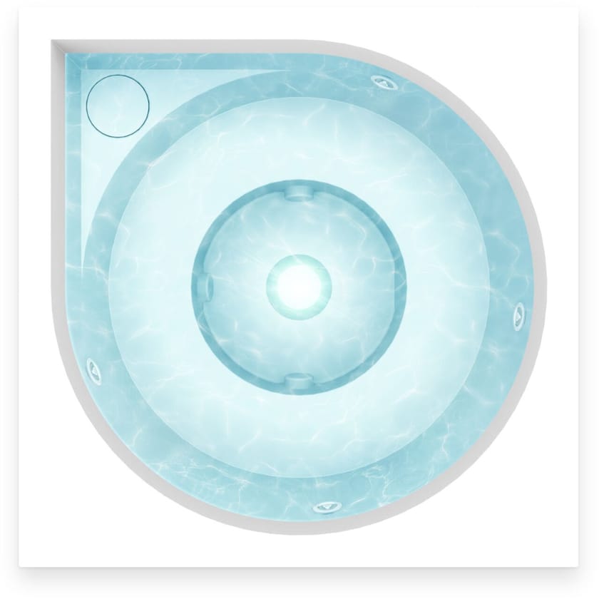 DROP S by Drop - Minipiscina in acrilico per esterni con idromassaggio - 3