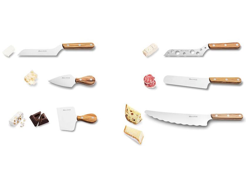 Set di coltelli e forchette da cucina in acciaio inox 2 pezzi