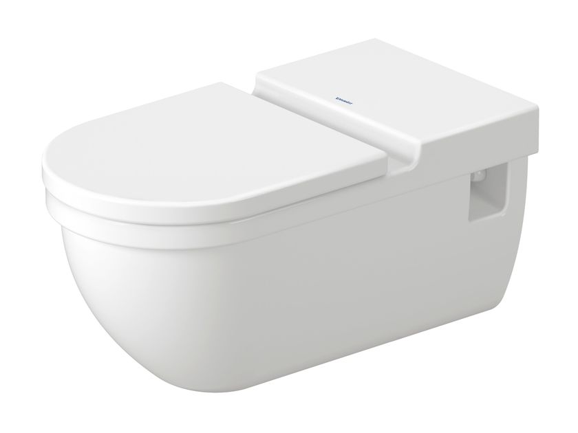 STARCK 3 220309 Rimless wall-hung ceramic toilet By Duravit