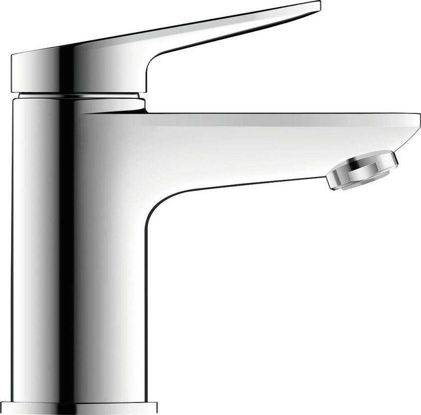 Robinet De Lavabo Duravit Wave Chromé - Bec Haut 111 Mm, Technologie AirPlus, EasyClean