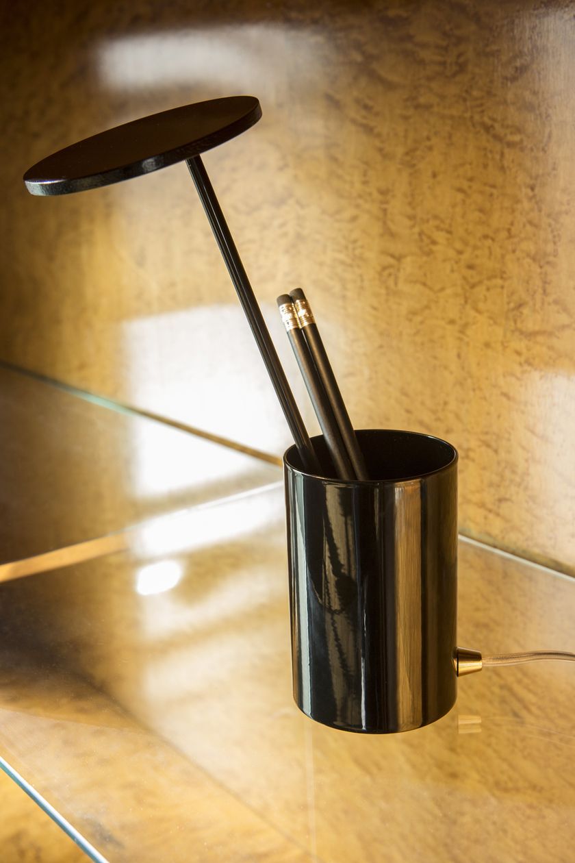 Lampada Da Scrivania LED Per Bambini Con Proiezione Di Stelle E Portapenne - Regalo Perfecto - Foto 5