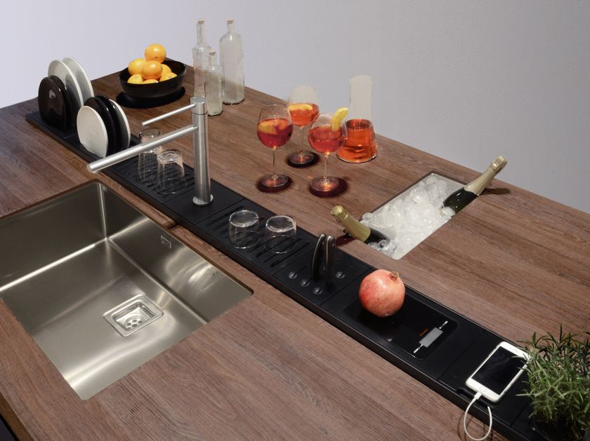 Kitchen equipped track EASYRACK KITCHEN STEP | Scale By DOMUSOMNIA
